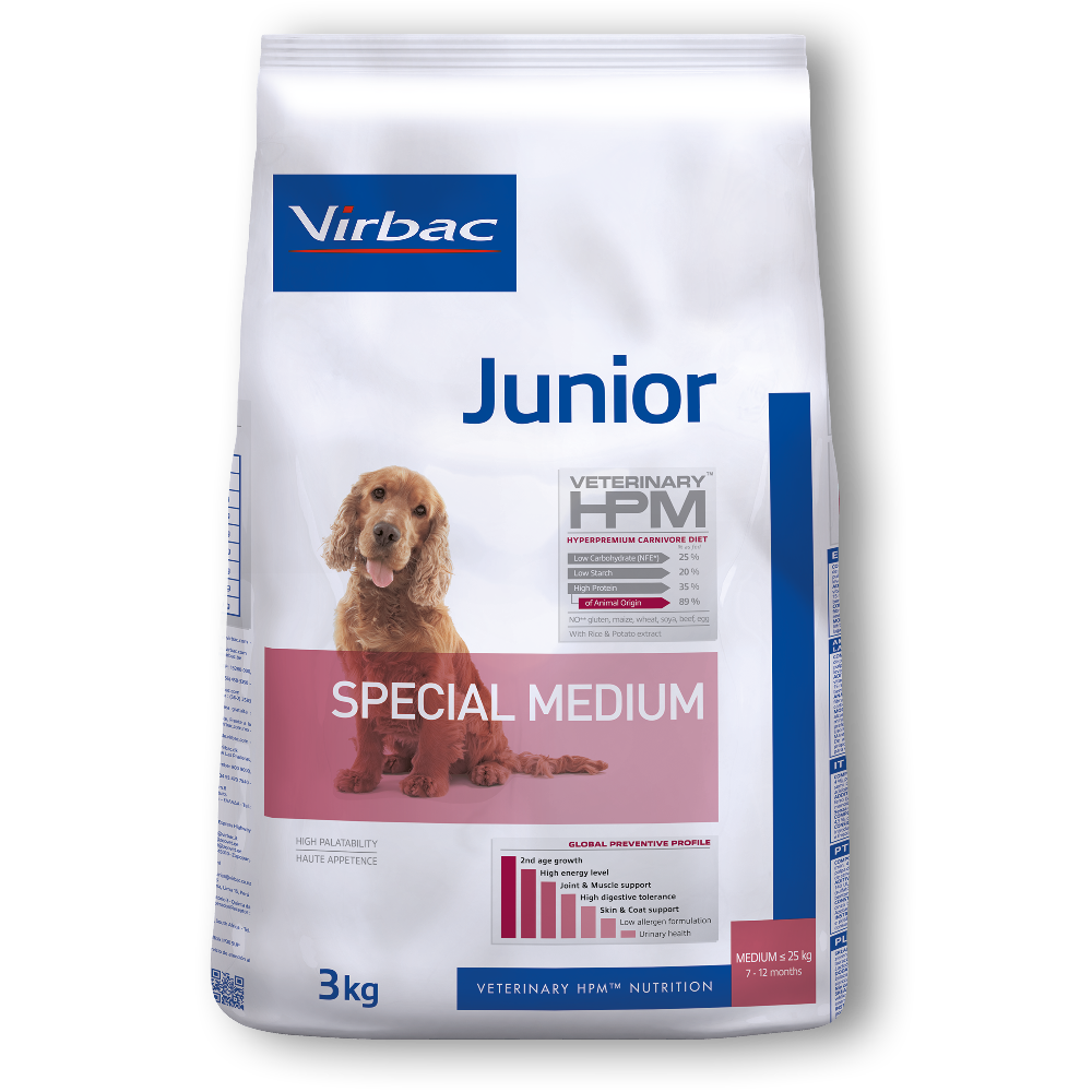 Junior Dog Special Medium Mittlere und große Rassen Alleinfutter