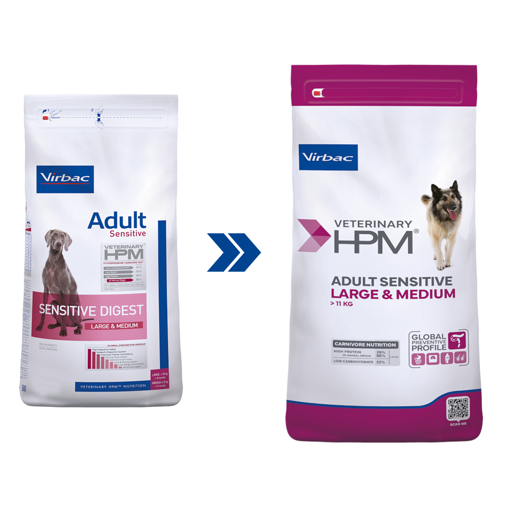 Adult Dog Sensitive Large & Medium von Virbac