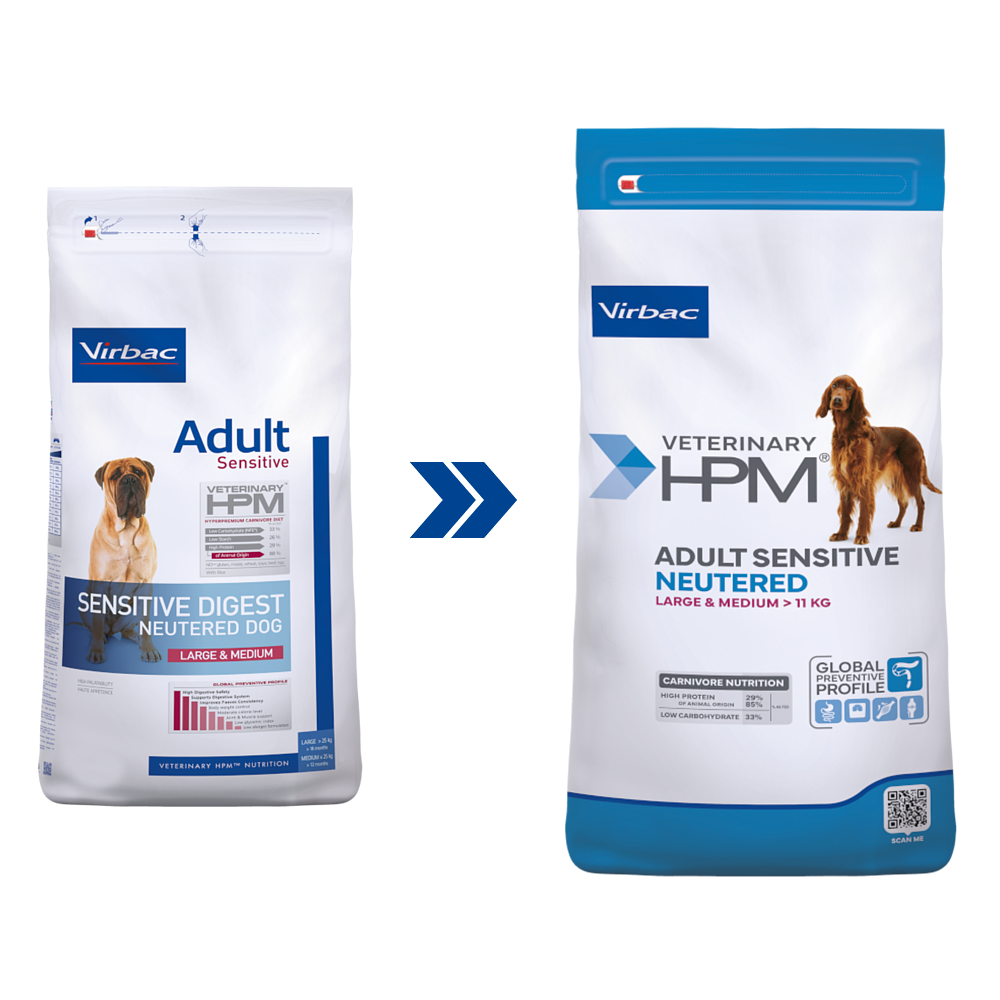Adult Sensitive Neutered  Dog Large & Medium von Virbac