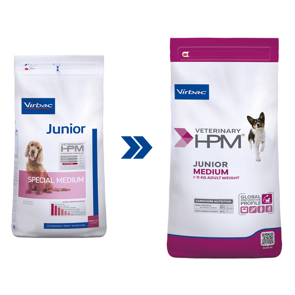 Junior Medium Dog 12kg von Virbac
