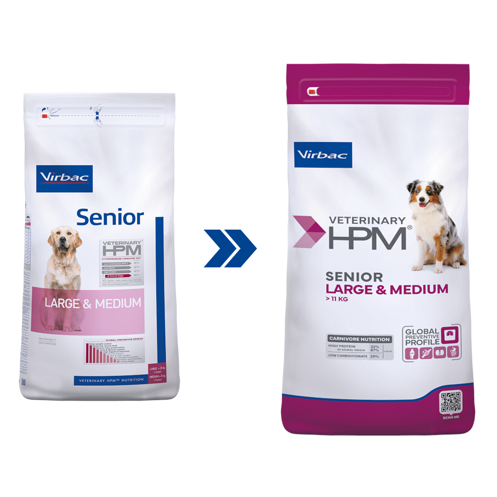 Senior Large & Medium Dog 12 kg von Virbac