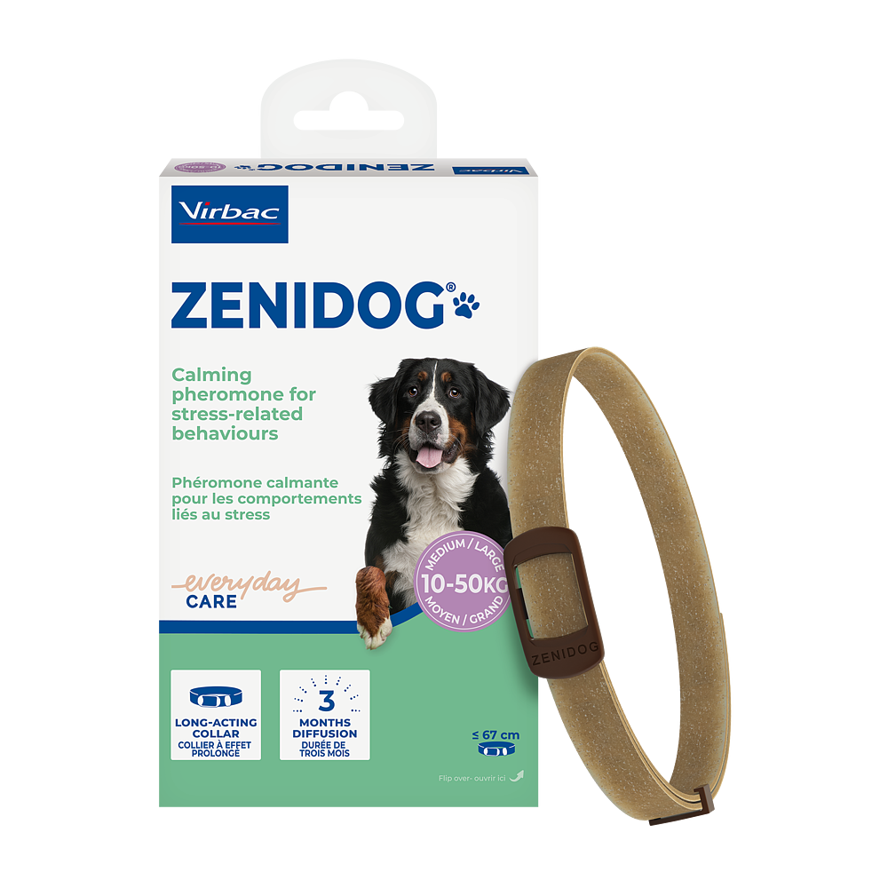Zenidog Halsband mit beruhigenden Pheromonen mittelgro�e und gro�e Hunde von Virbac