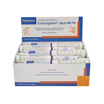 Enterogelan Akut 48 für Fohlen und Kälber von Virbac